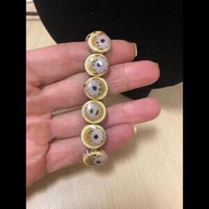 Pink Pottery Bracelet